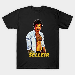 Tom Selleck 80s Design T-Shirt